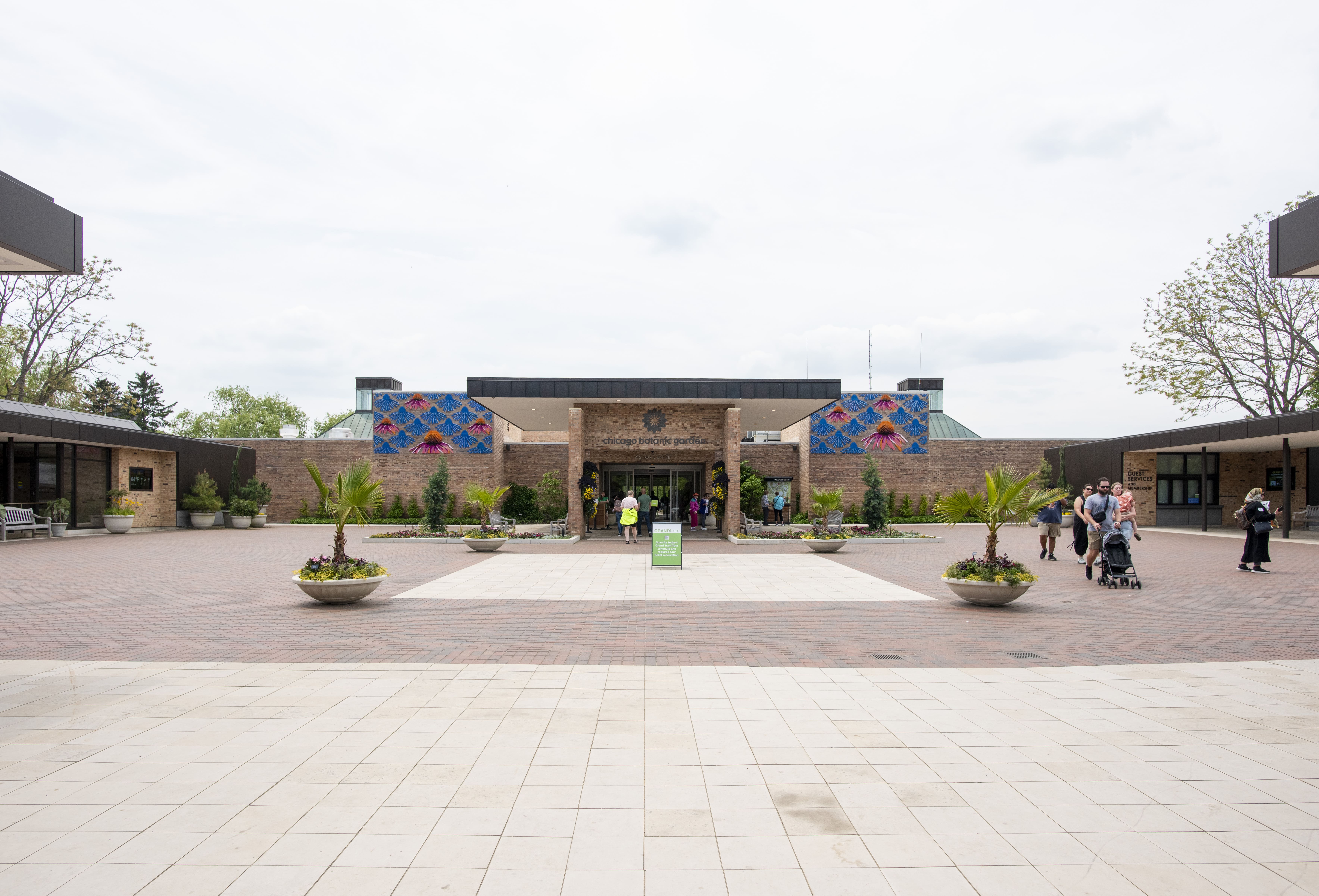 Future — Chicago Botanic Garden facade textile installation